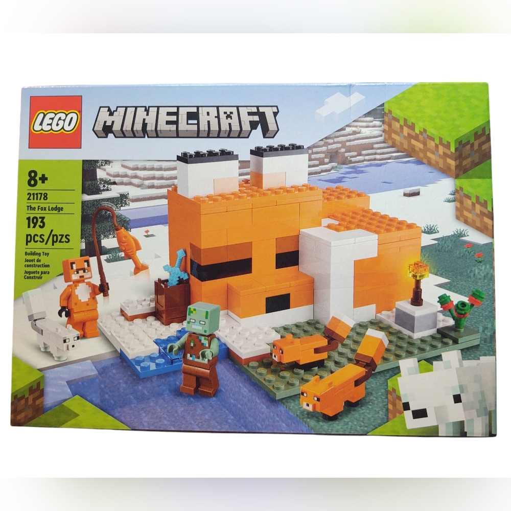 NEW LEGO Minecraft The Fox Lodge 21178